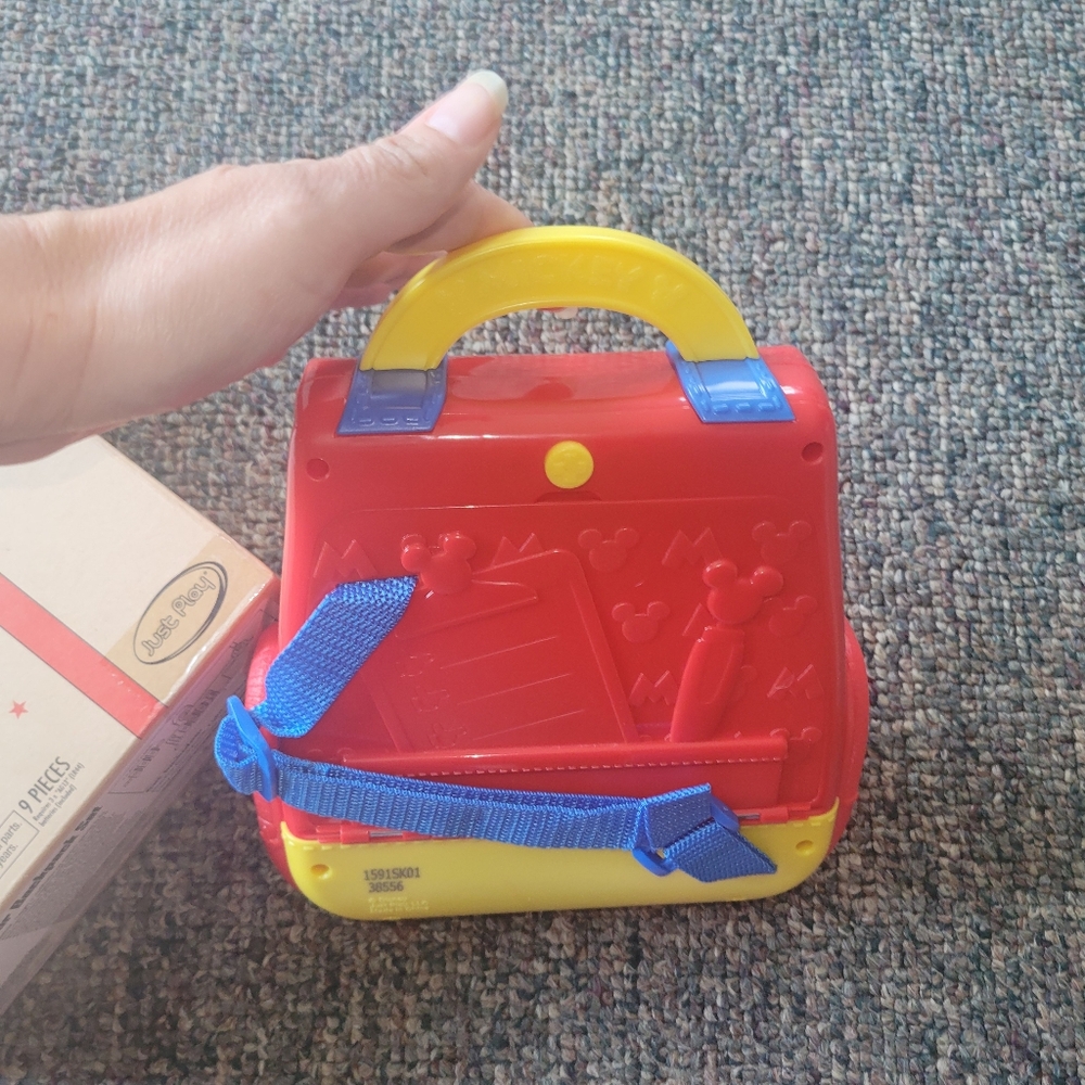Mickey Mouse Red and Yellow Doctor Kids Toy Backpack - Picture 3 of 9